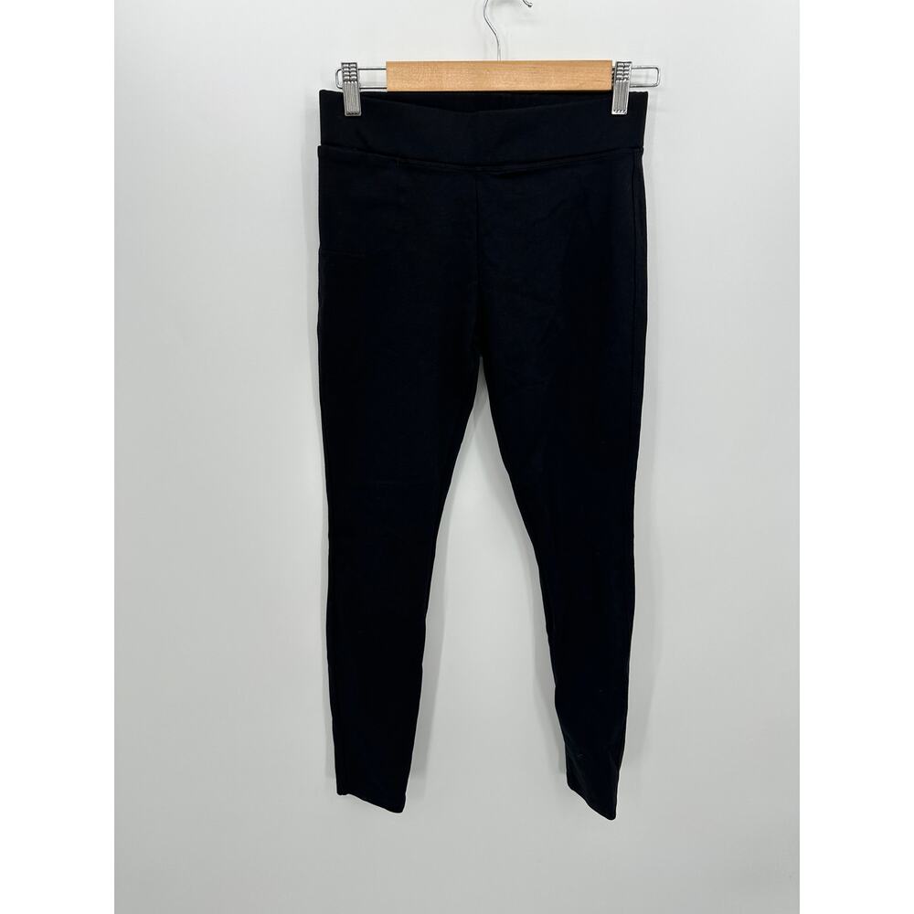American Giant Women Sz 4 Black Ponte Knit Leggings Pants Minimalist Quality